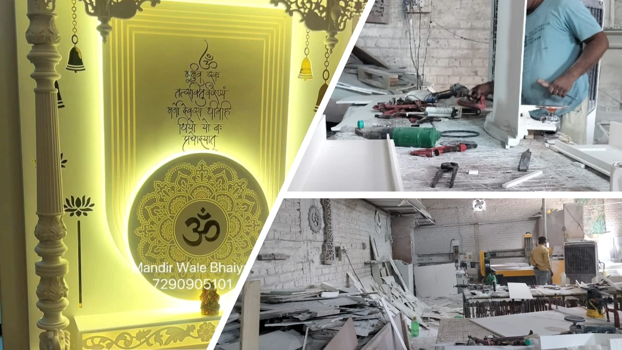 corian mandir manufacturer